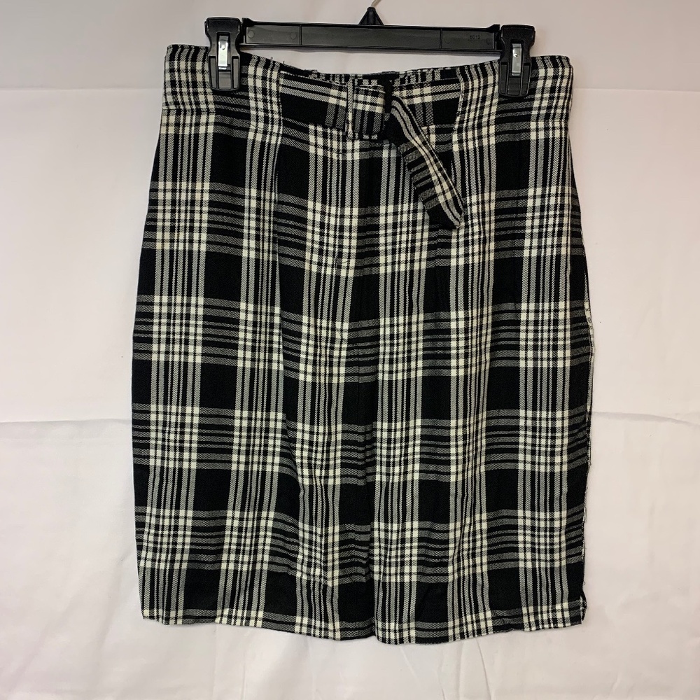 Ann Taylor Vintage Skirt Pencil 80s  Tartan Plaid High Waisted Womens SZ 12